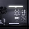 Bewegungssensor LED-Schrankleuchte USB wiederaufladbare Induktionsnachtlicht tragbare Detektorlampe für Kleiderschranktreppenküche