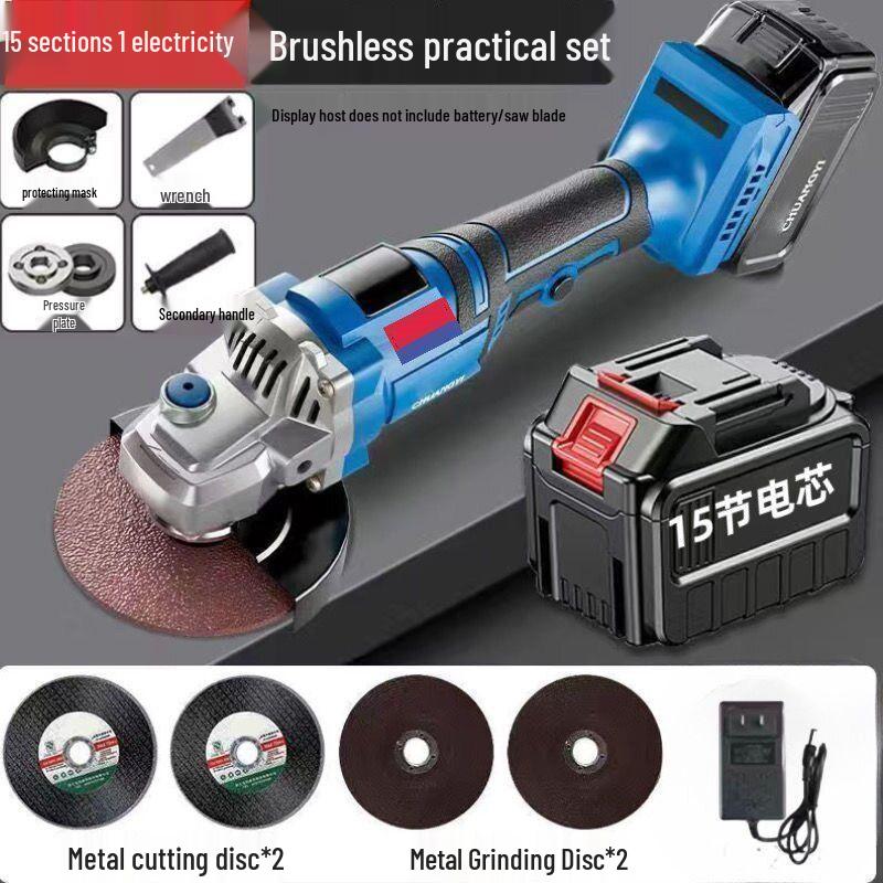 Dongcheng High-Power Multifunctional Cordless Angle Grinder with Lithium Battery