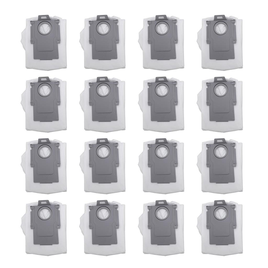 16Pcs Robot Vacuum Cleaner Dust Bags Disposable 2.7L Large Capacity Replacement for P10 P20 QRevo