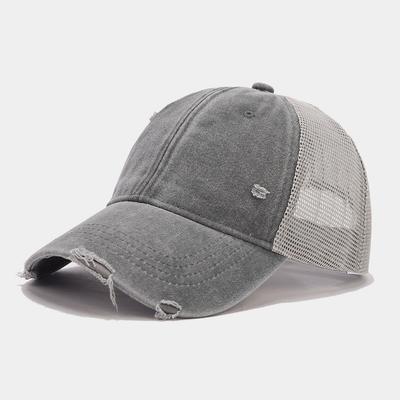 1 Printed Sponge Half Mesh Outdoor Fashion Accessory Hat, Adjustable Size, Suitable for Both Men and Women As a Holiday Gi