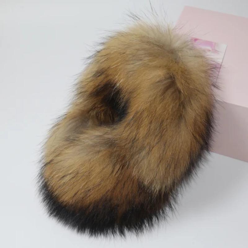 New Real Fox Fur Earmuffs For Winter Women Warm Natural Raccoon Fur Earmuffs Girls Ear Warmer Genuine Fur Scarves Plush Ear Muff