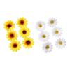6PCS Sunflower Hairpin for Female Bright Color Daily Flower Hair Clip Barrettes Sidebangs Clip for Women Girl Hairstyle