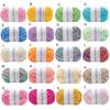 1 Roll 3 Strands Knitted Yarn DIY Breathable Hand Crocheting Variegated Yarn Thread Needlework Tool for Socks