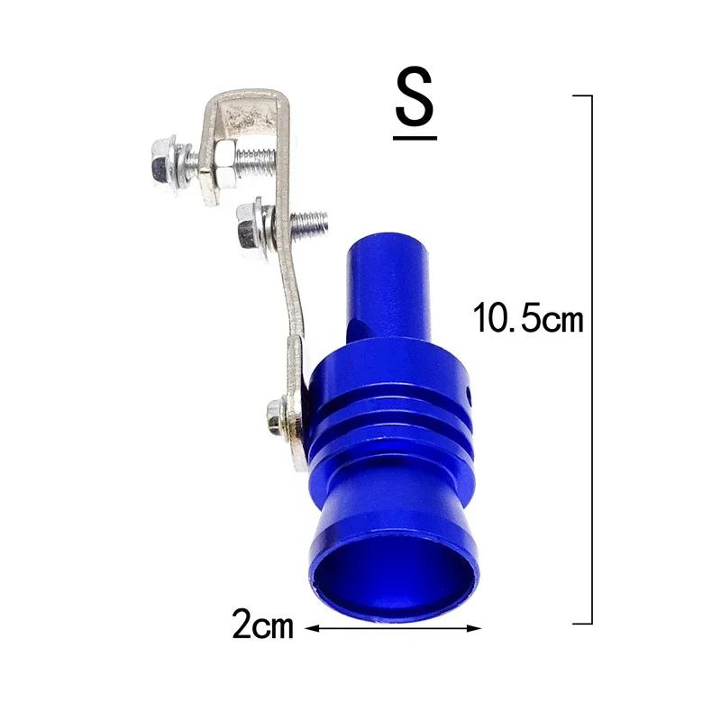 Universal Motorbike Vehicle Refit Device Exhaust Pipe Turbo Sound Whistle Universal Simulator Turbo Sound Whistler S-XL Size