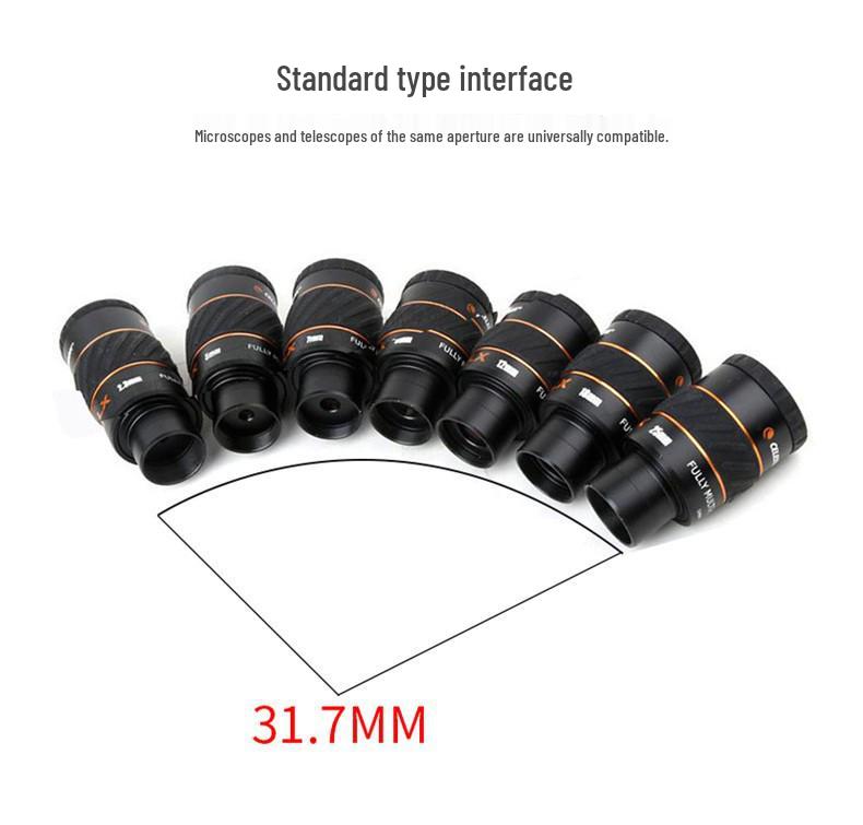 Conjunto de Oculares para Telescópio Astronômico Celestron X-CEL: 2,3/5/7/9/12/18/25mm, 2X/3X