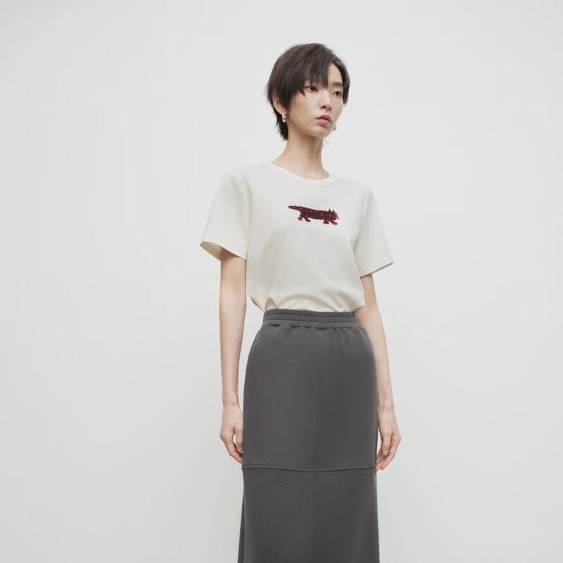 Broadcast Women's Chic Casual Round Neck Short Sleeve T-Shirt