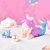 Fairy Doll Vivid Multi-Functional Environmental Friendly Mermaid Princess Miniature Figurines for Office