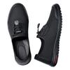 Breathable Man Mesh Sports Shoes Comfortable Solid Color Fashion Footwear with Elastic Band Lightweight Men Business Shoes