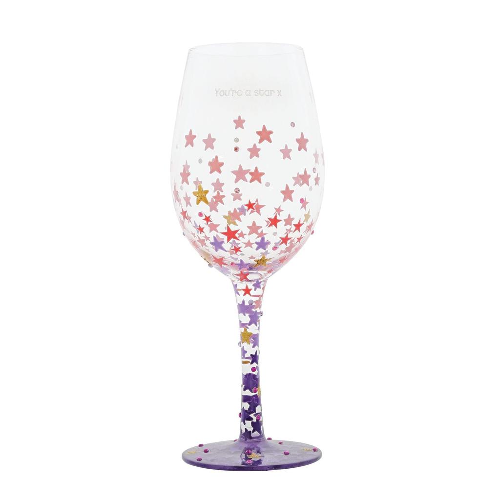 Enesco Lolita Wine Glass Stars-a-Million 6010157