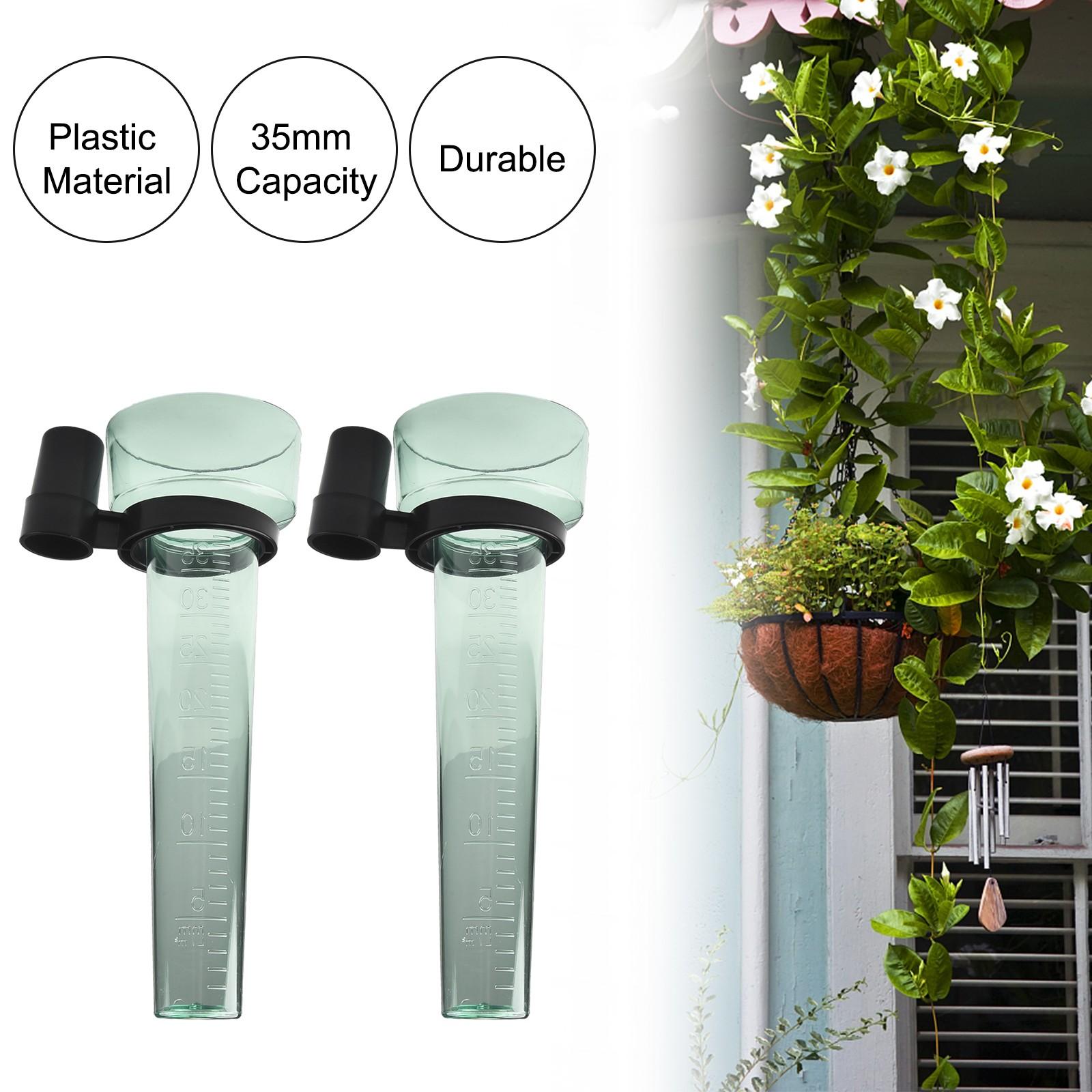 

1pcs Rain Gauge Easy To Carry Garden Outdoor Rain Meter Light Weight A