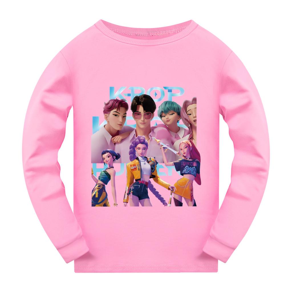 5056 Kids Girls Sajaboys Rumi Zoey Mira Super Star Print Long Sleeves T-Shirt