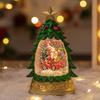 Floating Snowflakes Lighted Water Lantern Battery Operated Lantern  Desktop Ornament