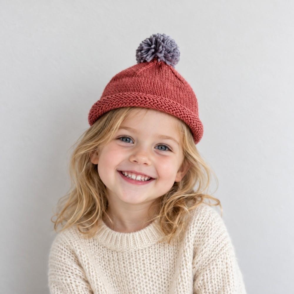 Windproof Children Head Cap Keep Warm Beanie Cap Comfortable Kids Winter Hat Winter