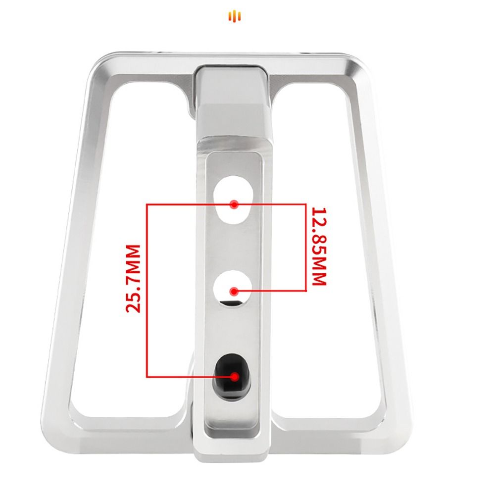 Aluminum Alloy Folding Bike Front Carrie Durable Bicycle Bag Carrier Bike Mount Adapter