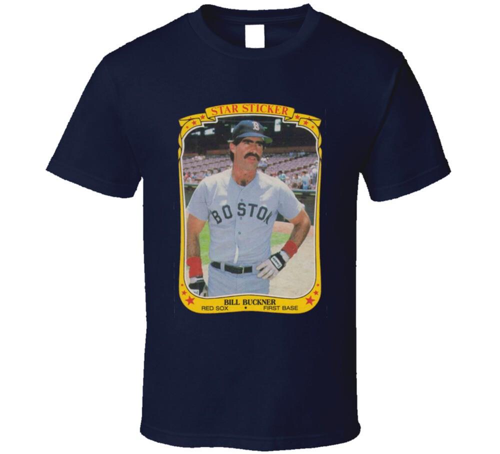 Bill Buckner Boston Baseball Card Tribute Legend Sports Fan T Shirt Unisex T-Shirt XXXXL