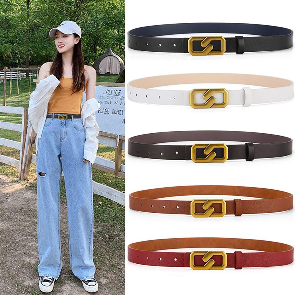 

Thin Waist Belt Adjustable Waistband Luxury Designer Waist Cinch Belt Jeans Coat