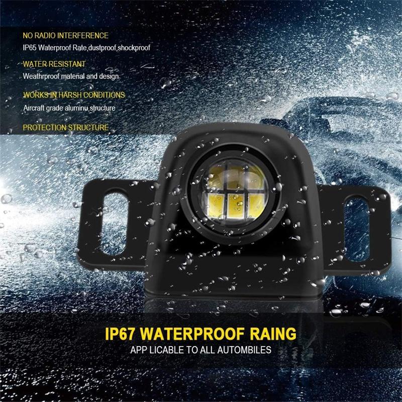 Car Reverse Lights High Brightness Reversing Flashing Warn Lamp Universal Motorcycle Parking LED Electric Eye Modified Bulb