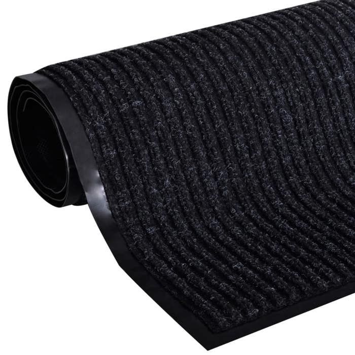 Paillasson - vidaXL - 117x220 cm - Antidérapant - PVC - Noir
