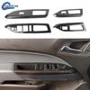Capa do Painel de Elevação do Bloqueio da Janela do Carro em Fibra de Carbono Para GMC-CANYON Chevy Colorado 14+