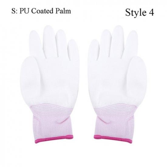 1 Pair Clean Gloves PU Coated Finger Gloves Antiskid Glove Anti Static Mitte ca