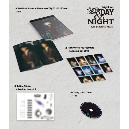 JUNHEE 1st Mini Album The First Day and Night