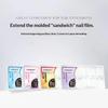240 Pcs Sandwich Dual Nail Forms 15 Size Extensions-Dual Forms Top Bottom Mold Long Coffin Almond Nail Art Forms Manicure Tool