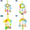 Baby Colorful Animal Car Hanging Toy Plush Rattle For Newborns And Infants