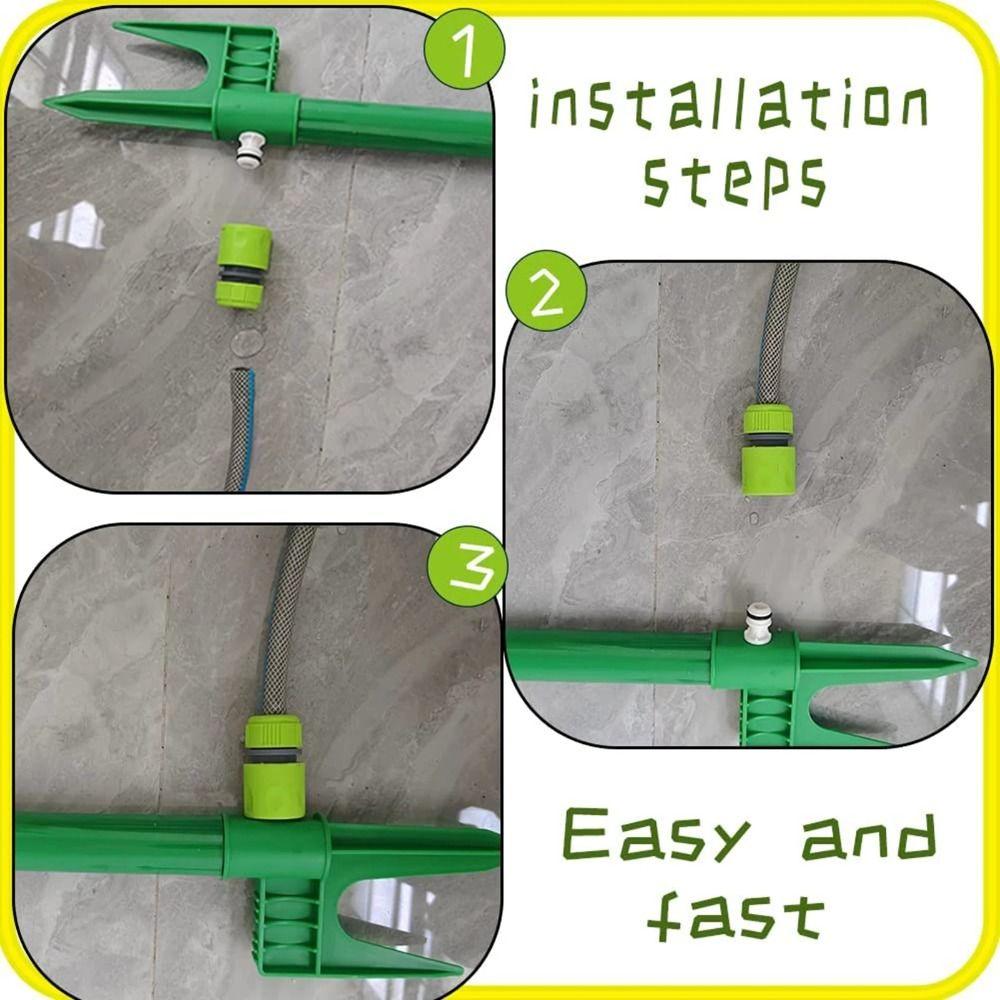 720 Rotating Crazy Spin Sprinkler Funny Water Spray Toy Garden Decor Dancing Daisy Sprinklers  Farm