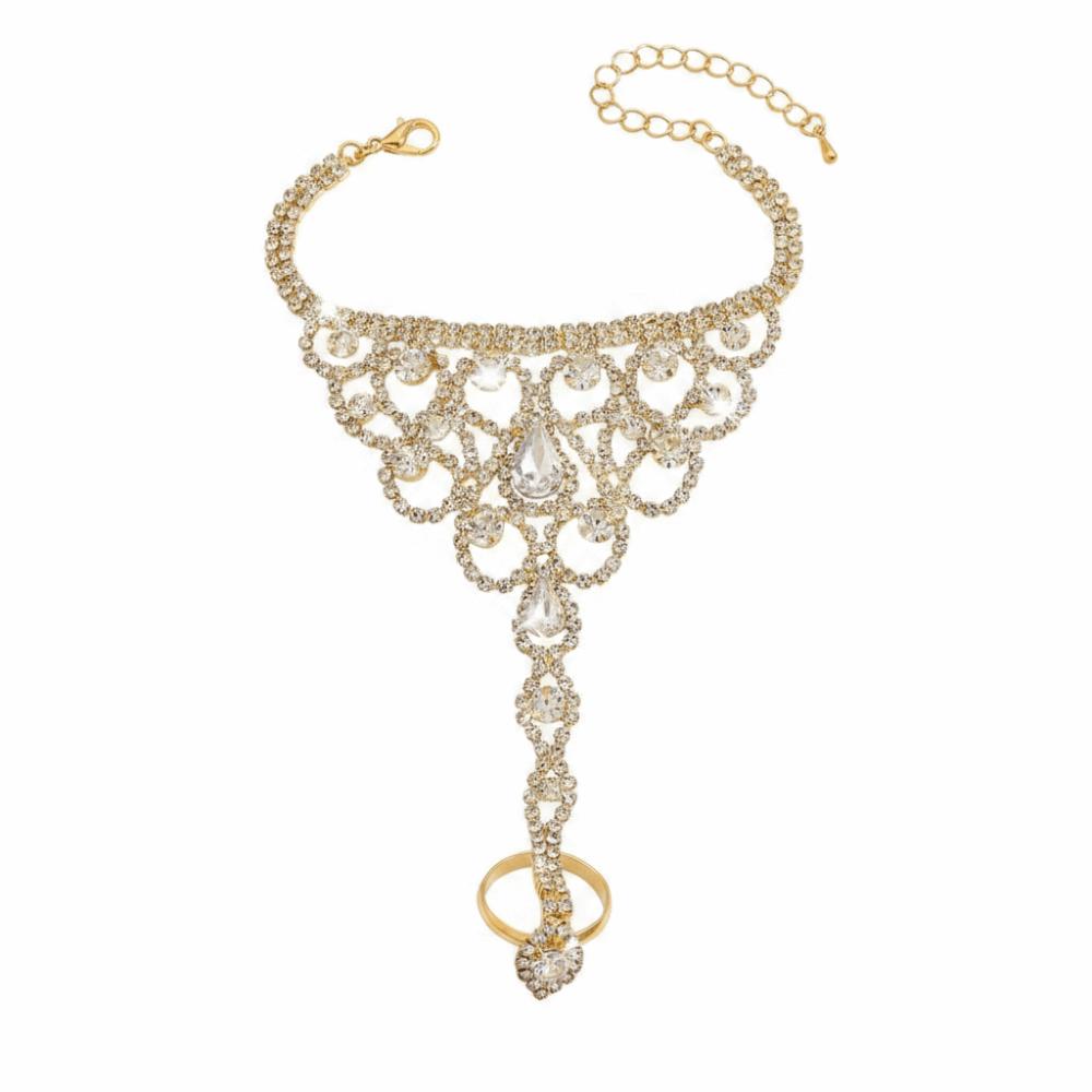 Fashion Daily Versatile Hand Chain Temperament Women'S Bracelet Ring Gift