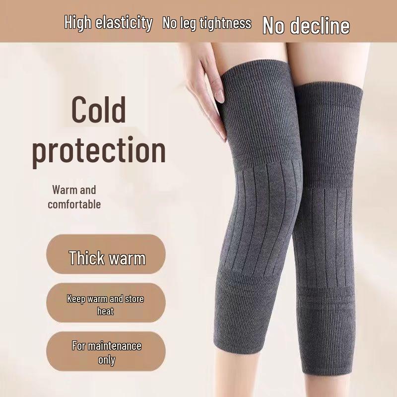 Thickened Anti-Slip Knee Pads for Men & Women - Warm Leg Warmers for Autumn/Winter