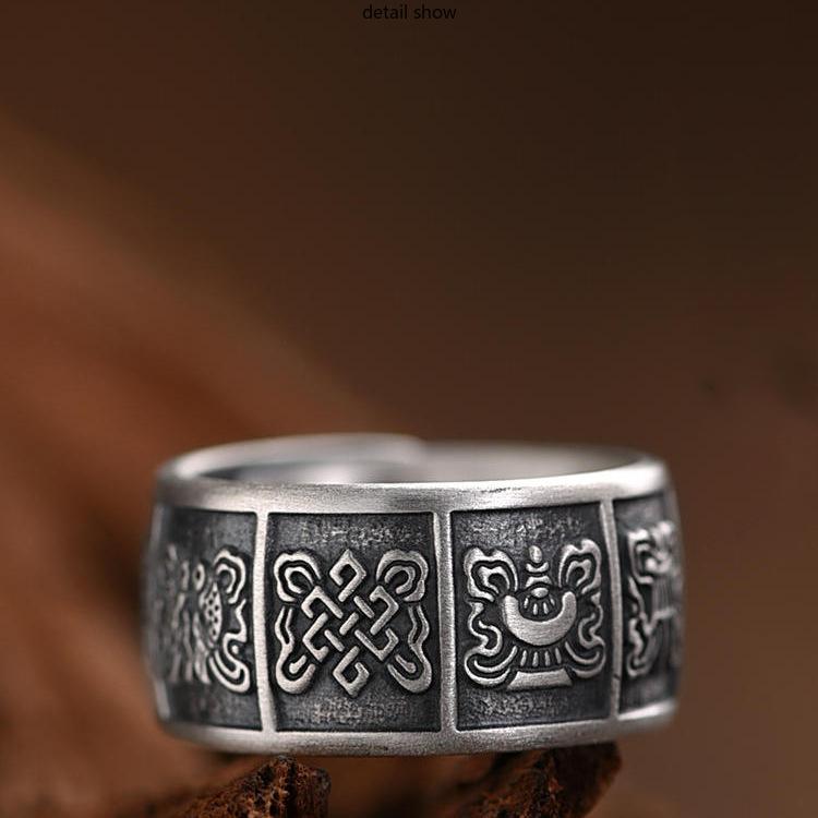 

Кольцо Horus God s Eye для мужчин, хип-хоп, винтажное кольцо на указательный палец, открытое, регулируемое, для женщин, панк-украшения Adjustable opening