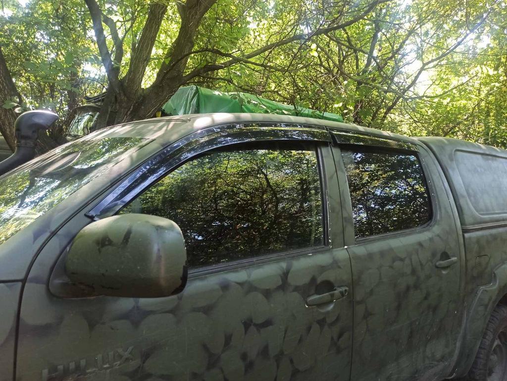 

Вітровики (4 шт., Sunplex Sport) для Toyota Hilux 2015- мм