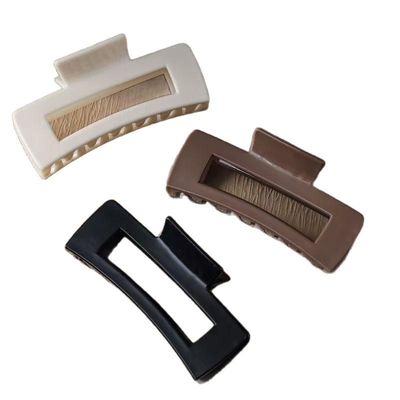 2025 Neue Silikon-Haarklammer Hai für Frauen - High-End-Stil, Koreanisch inspiriert, Design mit großem Volumen.