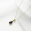 Versatile Personality and Temperament Zircon Necklace Simple Waterdrop Necklaces Fashion Age Reduction Colored Jewelry