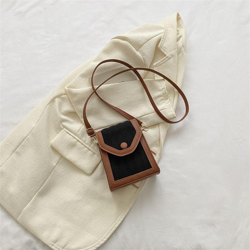 Handytasche für Frauen Umhängetasche Weibliche Mode eine Schulter Retro Kleine Quadratische Tasche Mini Handytasche Mini Umhängetasche