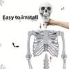 90cm Halloween Skeletons Fake Full Body Skull Bones Movable Halloween Party Decor for Home Bar Haunted House Horror Props