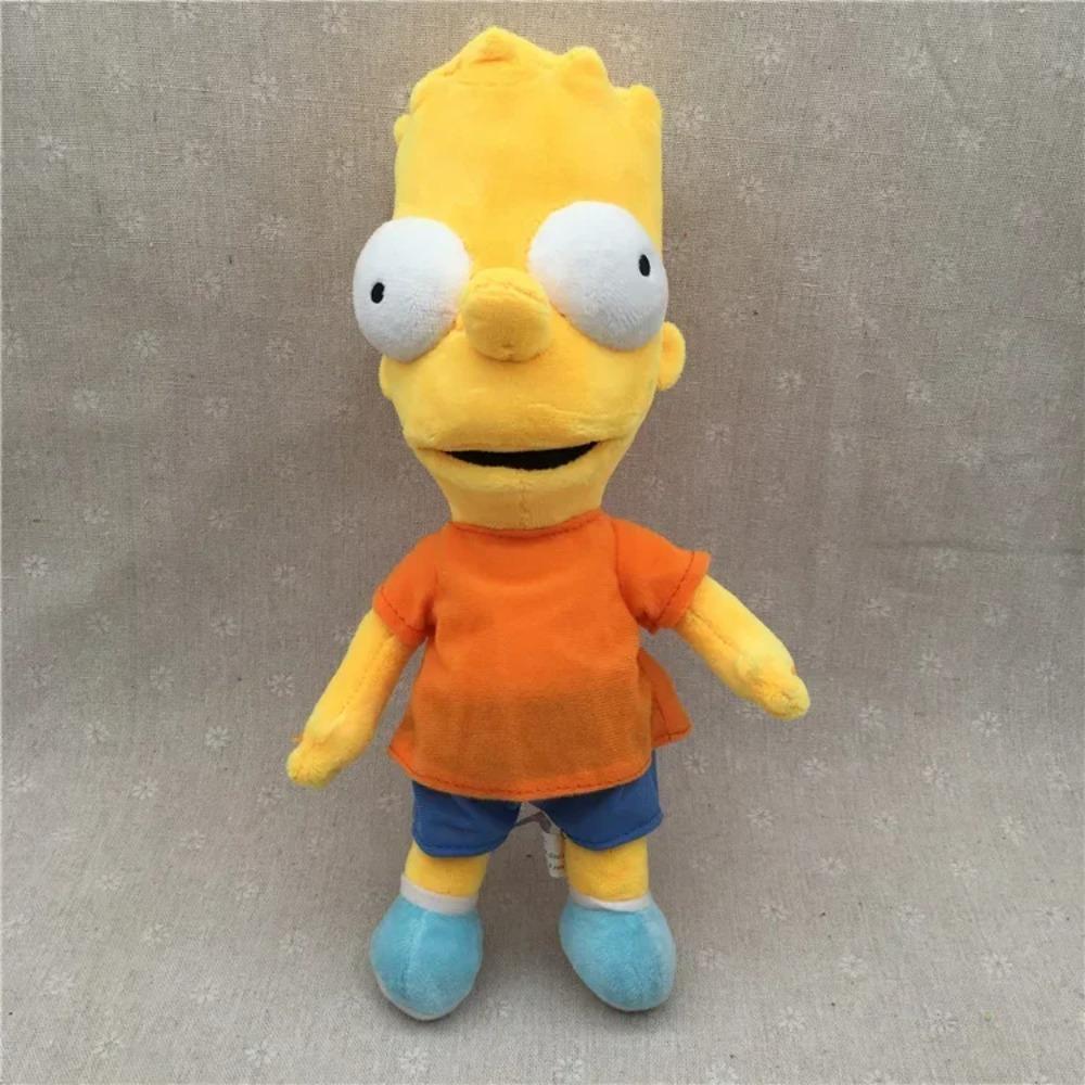 The Simpsons Family Plush Toys Bart Homer Marge Lisa Maggie Soft Stuffed Dolls Anime Cartoon Plushies Birthday Gifts