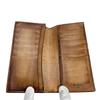 Berluti Calligraphy Long Wallet purse leather Brown unisex Used