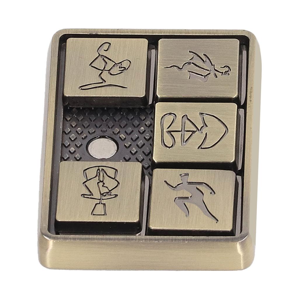 Kovová posuvná hračka Speciální vzory ?Antistresová úzkostná hračka s posuvníkem na prst