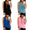Fashion Women Summer Vest Top Featuring Stylish Sleeveless Design And Comfortable Chiffon Fabric