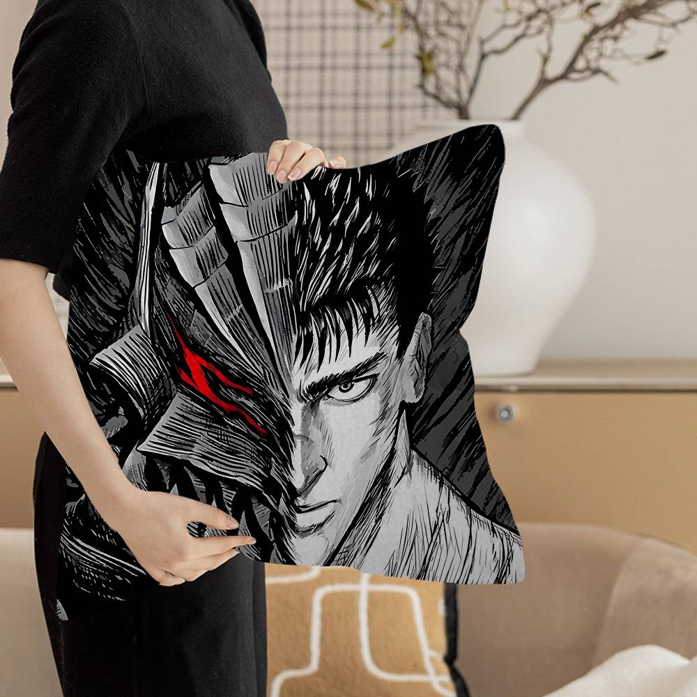 Anime B-berserk Pillow Gift Home Office Decoration Bedroom Sofa Car Cushion Cover Case 45x45