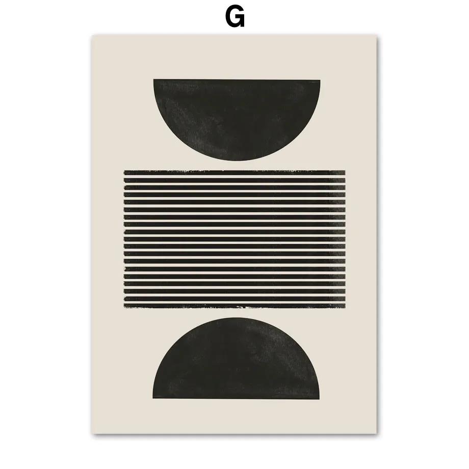 Abstraktes Schwarzes Matisse Blatt Boho Linien Retro Wandkunst Leinwandgemälde Poster und Drucke Wandbilder für Wohnzimmerdekor