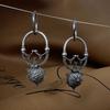 1pcs Norse Slavic Lunula Viking Earrings for Women Lunitsa Ethnic Pendant Handmade Jewelry