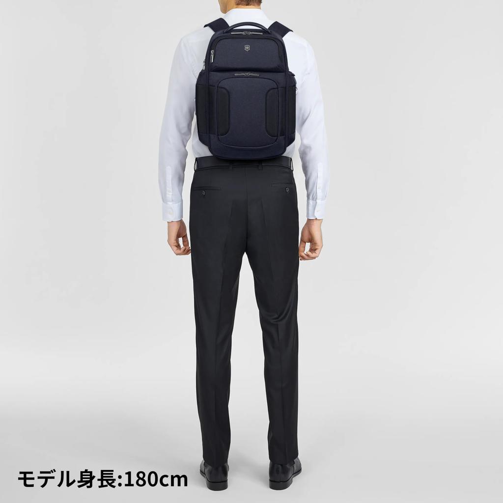 Victorinox Werks Traveler Deluxe Backpack with Laptop and Tablet 24L Antibacterial Business Perfect for Business and Navy Blue 7.0 15.6-inch 11-inch