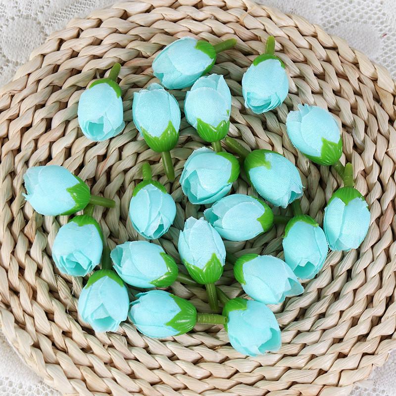 Artificial Rose Silk Buds For Diy Wedding Bouquets Home Decor Craft Supplies