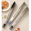 2 Piece Multipurpose Rustless steel Cooking Tongs Slip Polystyrene Grip Heatproof For Roasting Serving