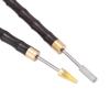 2pcs Sandalwood Handle Leather Edge Dye Pen Leather Edge Roller Pen  For Leather Working