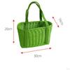 Hand Woven Basket Vegetable Storage Portable Multipurpose Handwoven Nesting Bin