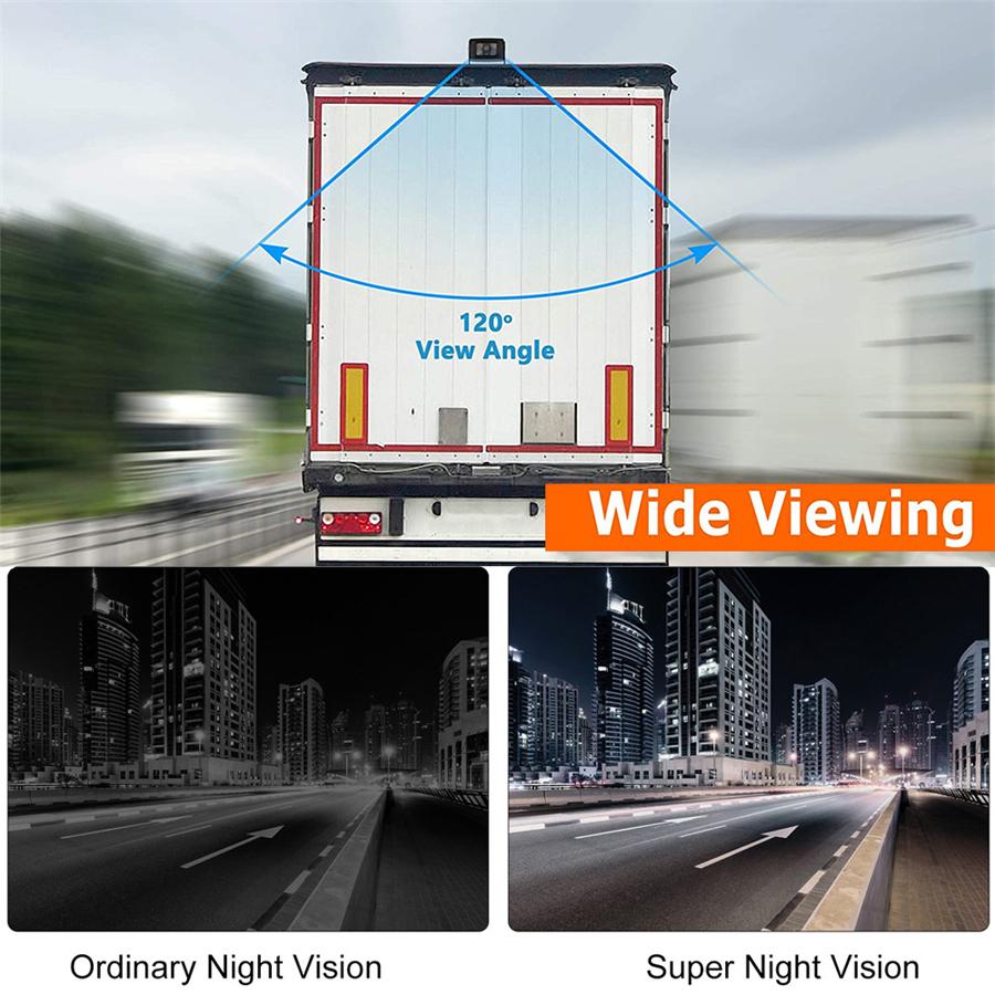 1Pcs 4Pin 720P AHD RV Truck Trailer Rear View Back Up Camera IR Night Waterproof