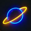 Xiaomi Neon Sign Alien Face Shaped Wall Hanging Lights for Home Game Room Saucerman  Plant LED Night Lamps Xmas Party Holiday Art Decor
